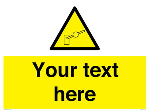 Custom warning barrier